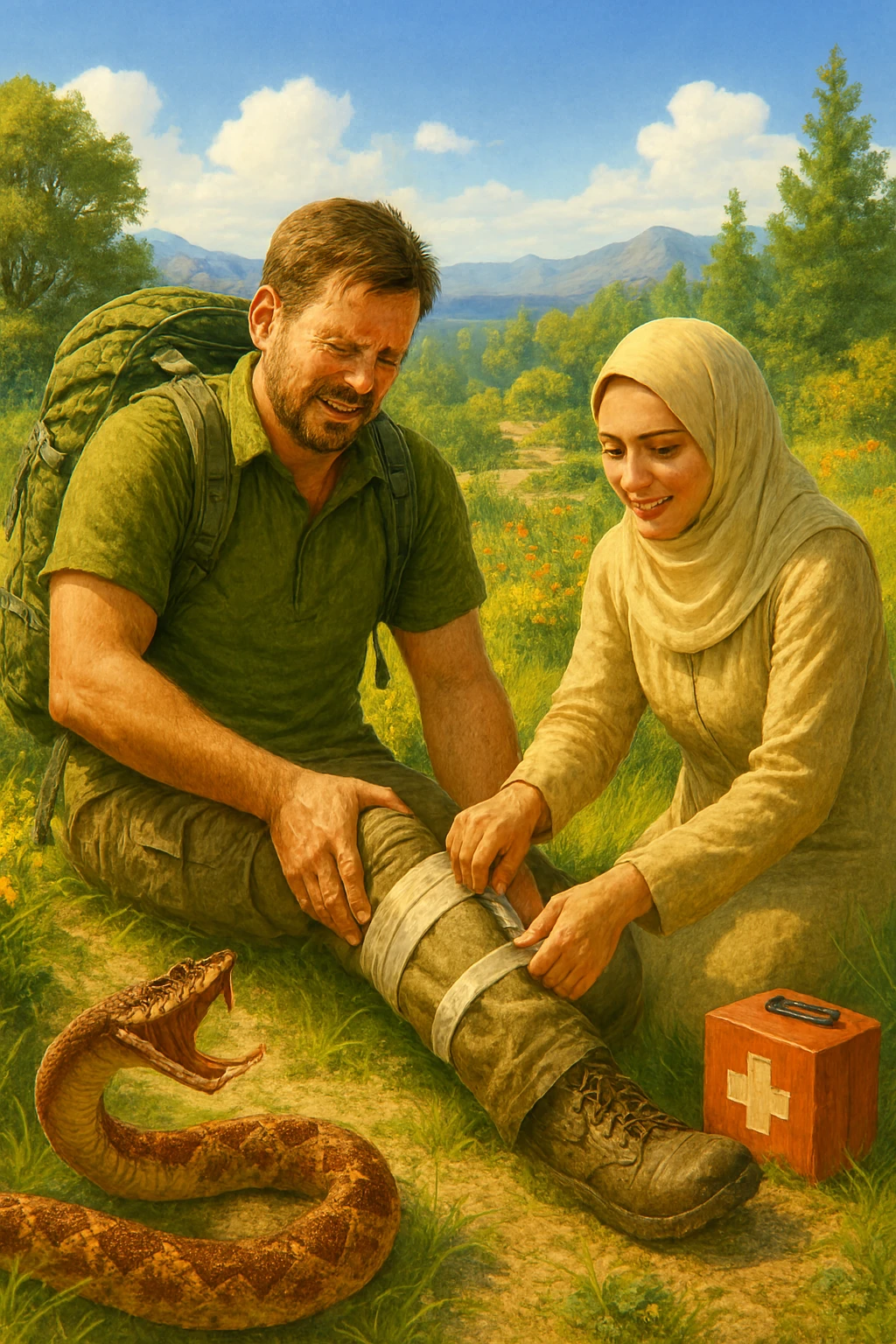 بهترین اقدام در مارگزیدگی