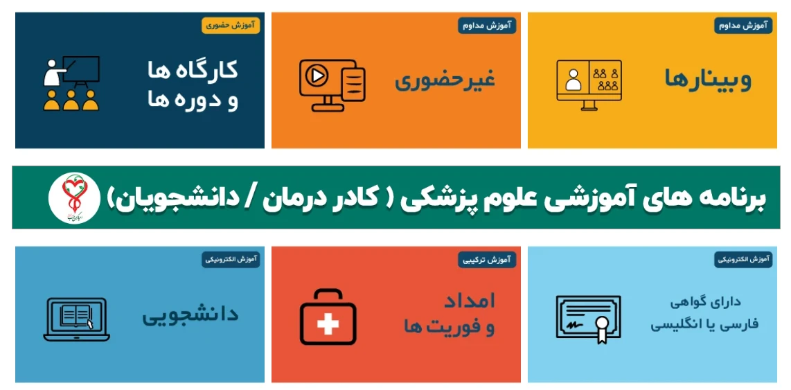دوره های کوتاه مدت مهارتی و حرفه ای مصوب وزارت بهداشت