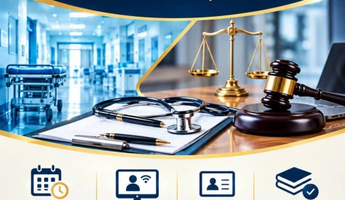 وبینار علمی قوانین و مقررات جامعه پزشکی با رویکرد پذیرش بیمارستانی