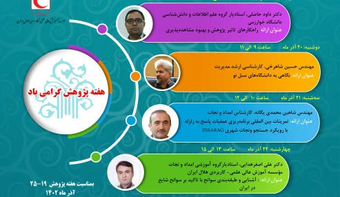 تمرینات بین المللی برنامه¬ریزی عملیات پاسخ به زلزله با رویکرد جستجو ونجات شهری INSARAG
