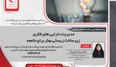 مدیریت دارایی های فکری  زیرساخت زیستی بهتر برای جامعه