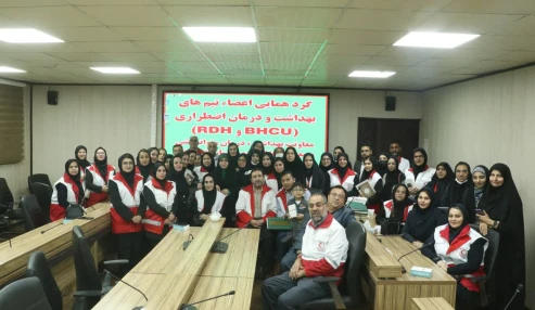 نشست توجیهی و هماهنگی اعضای تیم‌های بهداشت و درمان اضطراری درمانگاهی مرزی چذابه و شلمچه