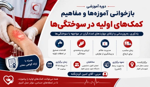 بازخوانی آموزه‌ها و مفاهیم کمک‌های اولیه در سوختگی‌ها