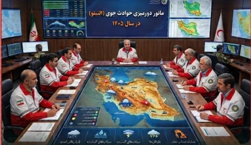 مانور دورمیزی روسای شعب جمعیت هلال احمر استان آذربایجان غربی